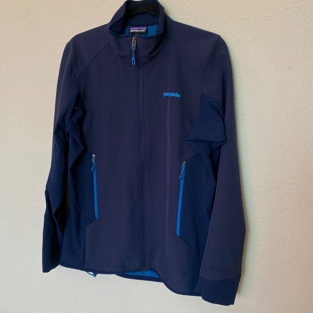 Patagonia Adze Hybrid Jacket zip up blue thermal Mens size Small - Picture 2 of 10